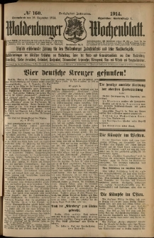 Waldenburger Wochenblatt, Jg. 60, 1914, nr 160