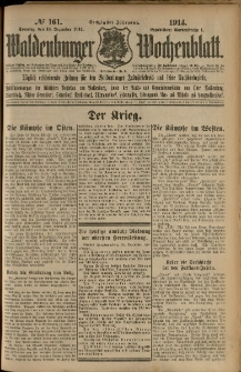 Waldenburger Wochenblatt, Jg. 60, 1914, nr 161