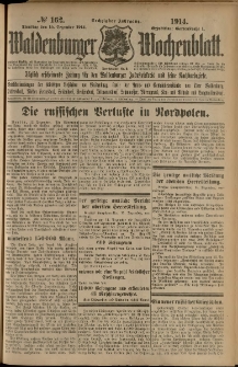 Waldenburger Wochenblatt, Jg. 60, 1914, nr 162