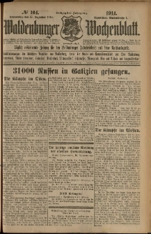 Waldenburger Wochenblatt, Jg. 60, 1914, nr 164