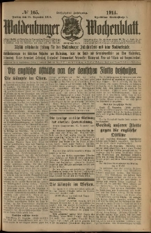 Waldenburger Wochenblatt, Jg. 60, 1914, nr 165