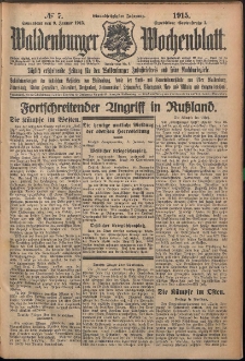 Waldenburger Wochenblatt, Jg. 61, 1915, nr 7
