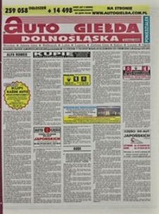 Auto Giełda Dolnośląska : regionalna gazeta ogłoszeniowa, 2005, nr 64 (1304) [6.06]