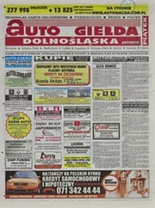 Auto Giełda Dolnośląska : regionalna gazeta ogłoszeniowa, 2005, nr 69 (1309) [17.06]