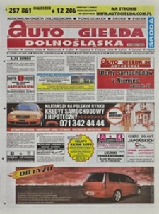 Auto Giełda Dolnośląska : regionalna gazeta ogłoszeniowa, 2005, nr 71 (1311) [22.06]