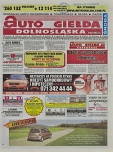 Auto Giełda Dolnośląska : regionalna gazeta ogłoszeniowa, 2005, nr 74 (1314) [29.06]