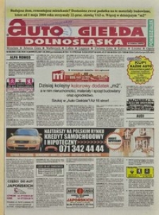 Auto Giełda Dolnośląska : regionalna gazeta ogłoszeniowa, 2005, nr 88 (1328) [1.08]