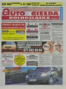 Auto Giełda Dolnośląska : regionalna gazeta ogłoszeniowa, 2005, nr 89 (1329) [3.08]