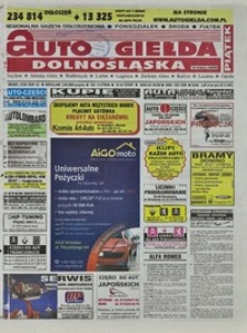 Auto Giełda Dolnośląska : regionalna gazeta ogłoszeniowa, 2005, nr 90 (1330) [5.08]