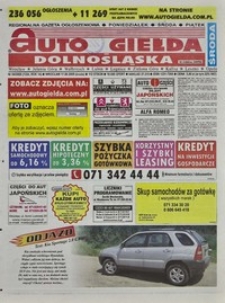 Auto Giełda Dolnośląska : regionalna gazeta ogłoszeniowa, 2005, nr 94 (1334) [17.08]