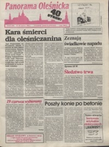 Panorama Oleśnicka: tygodnik Ziemi Oleśnickiej, 1994, nr 24