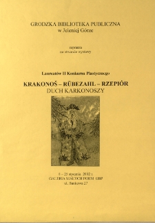 Krakono&scaron; - Rũbezahl - Rzepi&oacute;r : duch Karkonoszy : II konkurs plastyczny pod patronatem Euroregionu NYSA - plakat [Dokument elektroniczny]