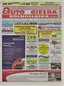 Auto Giełda Dolnośląska : regionalna gazeta ogłoszeniowa, 2005, nr 98 (1338) [26.08]