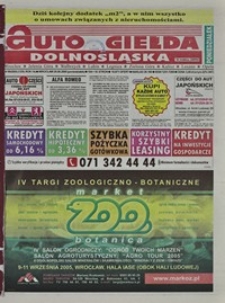 Auto Giełda Dolnośląska : regionalna gazeta ogłoszeniowa, 2005, nr 99 (1339) [29.08]
