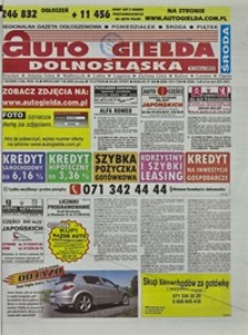 Auto Giełda Dolnośląska : regionalna gazeta ogłoszeniowa, 2005, nr 103 (1343) [7.09]
