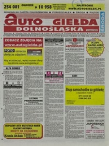 Auto Giełda Dolnośląska : regionalna gazeta ogłoszeniowa, 2005, nr 112 (1352) [28.09]