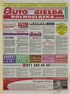 Auto Giełda Dolnośląska : regionalna gazeta ogłoszeniowa, 2005, nr 115 (1355) [5.10]