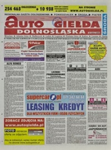 Auto Giełda Dolnośląska : regionalna gazeta ogłoszeniowa, 2005, nr 118 (1358) [12.10]