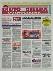 Auto Giełda Dolnośląska : regionalna gazeta ogłoszeniowa, 2005, nr 123 (1363) [24.10]