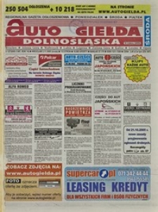 Auto Giełda Dolnośląska : regionalna gazeta ogłoszeniowa, 2005, nr 127 (1367) [2.11]