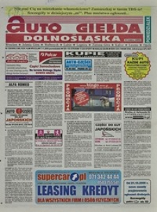 Auto Giełda Dolnośląska : regionalna gazeta ogłoszeniowa, 2005, nr 129 (1369) [7.11]