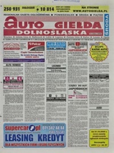 Auto Giełda Dolnośląska : regionalna gazeta ogłoszeniowa, 2005, nr 132 (1372) [16.11]