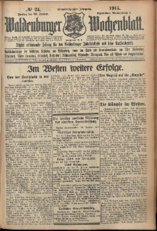 Waldenburger Wochenblatt, Jg. 61, 1915, nr 24
