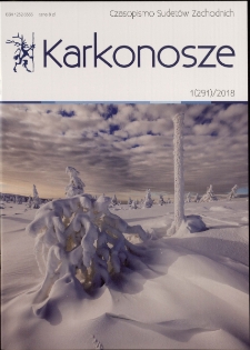 Karkonosze : czasopismo Sudet&oacute;w Zachodnich, 2018, nr 1 (291)