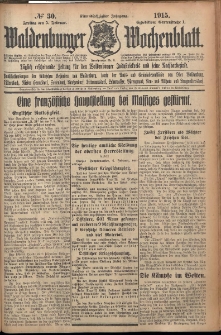 Waldenburger Wochenblatt, Jg. 61, 1915, nr 30