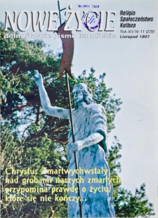Nowe Życie: dolnośląskie pismo katolickie: religia, kultura, społeczeństwo, 1997, nr 11 (278)