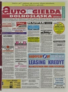 Auto Giełda Dolnośląska : regionalna gazeta ogłoszeniowa, 2005, nr 137 (1377) [28.11]