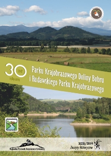 Zeszyty Historyczne. 30 lat 1989-2019 Parku Krajobrazowego Doliny Bobru i Rudawskiego Parku Krajobrazowego, 2019, nr 3 (23) [Dokument elektroniczny]