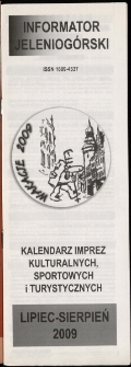 Informator Jeleniogórski, 2009, lipiec-sierpień