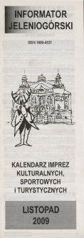 Informator Jeleniogórski, 2009, listopad