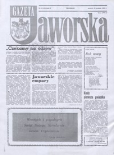 Gazeta Jaworska, 1991, nr 52