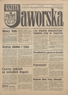 Gazeta Jaworska, 1992, nr 1
