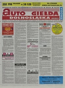 Auto Giełda Dolnośląska : regionalna gazeta ogłoszeniowa, 2006, nr 7 (1396) [18.01]