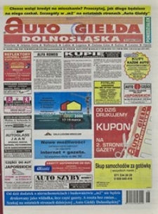 Auto Giełda Dolnośląska : regionalna gazeta ogłoszeniowa, 2006, nr 15 (1404) [6.02]