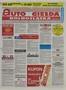 Auto Giełda Dolnośląska : regionalna gazeta ogłoszeniowa, 2006, nr 16 (1405) [8.02]