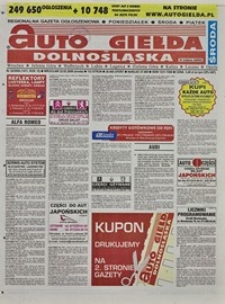 Auto Giełda Dolnośląska : regionalna gazeta ogłoszeniowa, 2006, nr 22 (1411) [22.02]