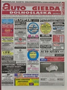 Auto Giełda Dolnośląska : regionalna gazeta ogłoszeniowa, 2006, nr 23 (1412) [24.02]