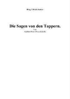 Die Sagen von den Tappern [Dokument elektroniczny]