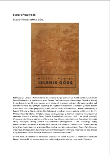 Skarby z Pracowni (8) : Miasto i Powiat Jelenia G&oacute;ra [Dokument elektroniczny]