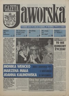 Gazeta Jaworska, 1994, nr 39