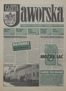 Gazeta Jaworska, 1994, nr 41