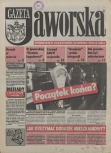 Gazeta Jaworska, 1994, nr 47