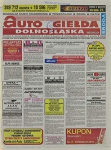 Auto Giełda Dolnośląska : regionalna gazeta ogłoszeniowa, 2006, nr 25 (1414) [1.03]