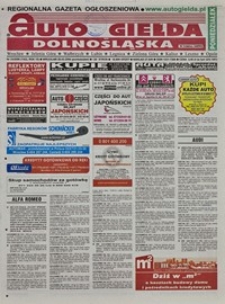 Auto Giełda Dolnośląska : regionalna gazeta ogłoszeniowa, 2006, nr 33 (1422) [20.03]