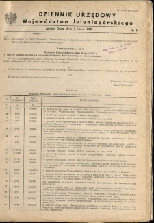 Dziennik Urzędowy Województwa Jeleniogórskiego, 1990, nr 9