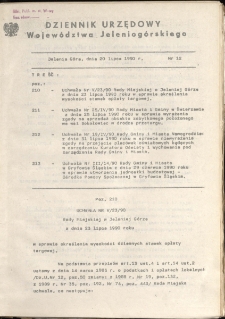 Dziennik Urzędowy Województwa Jeleniogórskiego, 1990, nr 12